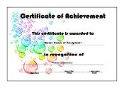 Certificate of Achievement 003