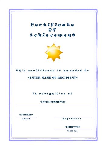 free printable certificates templates